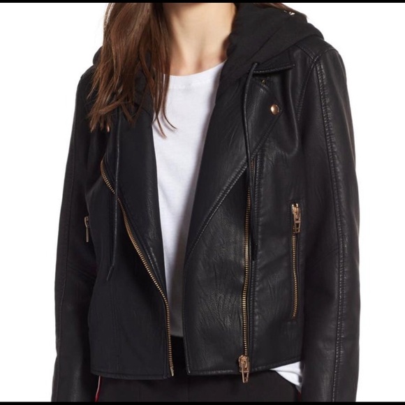 Blank NYC Jackets & Blazers - Blank NYC Meant to Be Moro Jacket with Removable Hood